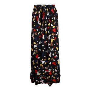 Pre Loved Moschino Vintage Floral Print Maxi Skirt Women